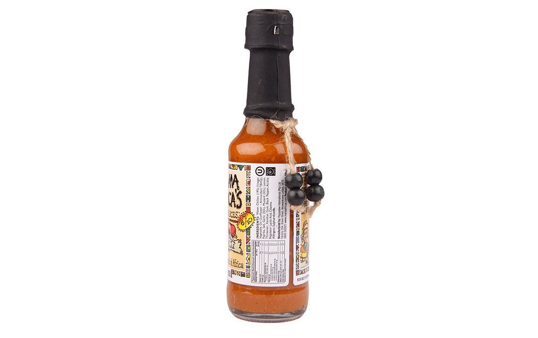 Mama Africa's Red Chilli Zulu Sauces    Glass Bottle  125 millilitre